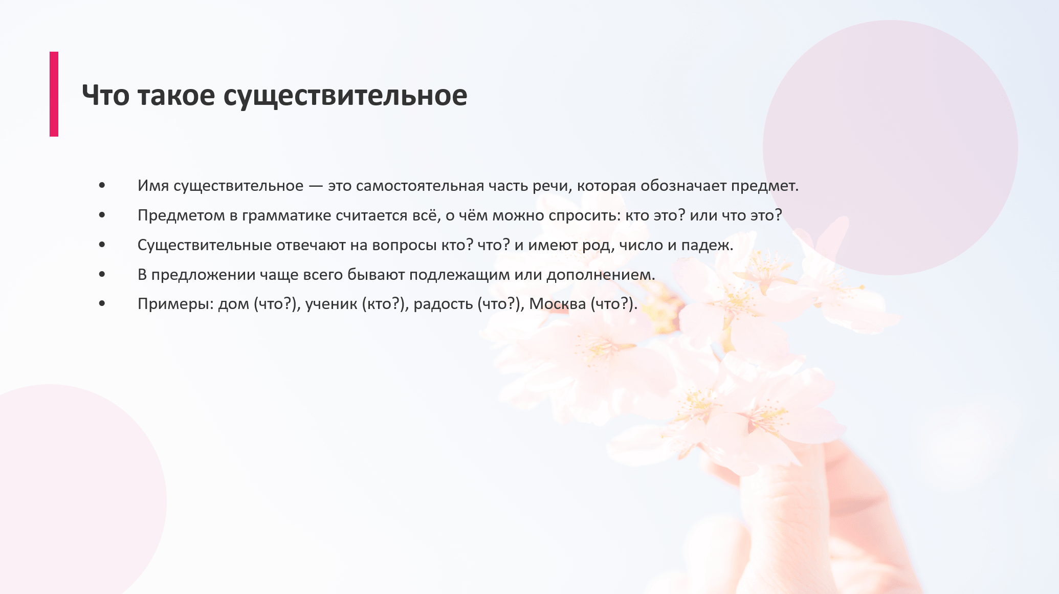 Имя существительное - слайд 2